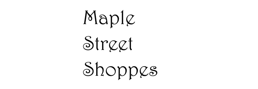 Pattern for Maple Street Gas Station or Theater